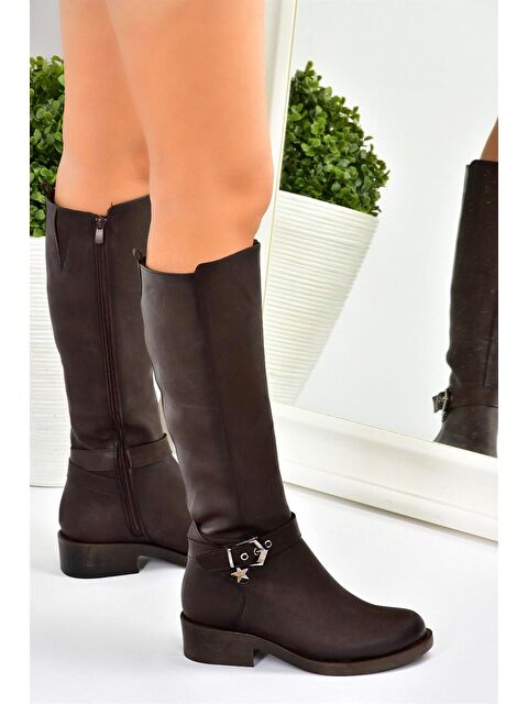 Fox Shoes G674240109 Kahverengi Kadın Çizme - S000056051-19413