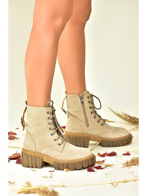 Fox Shoes N8202002 Ten Kadın Bot - S000054652-26407