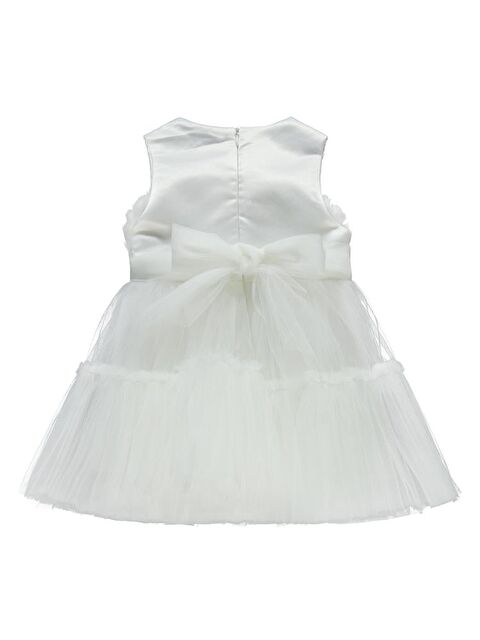 Civil Girls Gümüş Tokalı 2-5 Yaş Abiye - Ekru2-3 Yaş - S000392559-19965