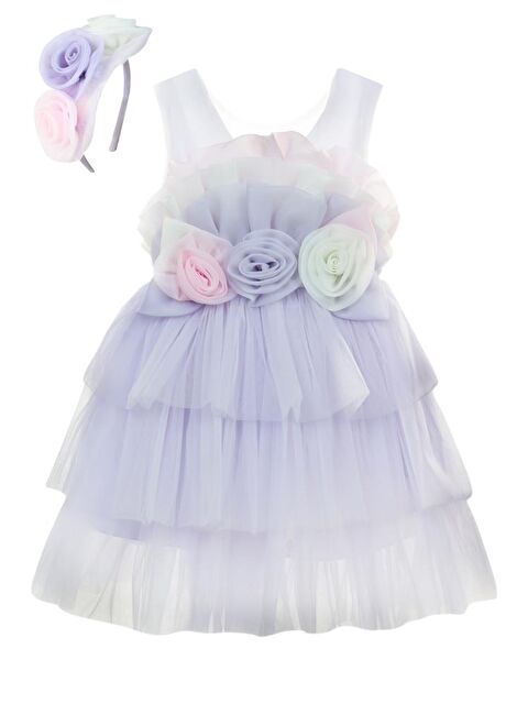 Civil Girls 6-9 Yaş Abiye - Lila 6-7 Yaş - S000392532-17878