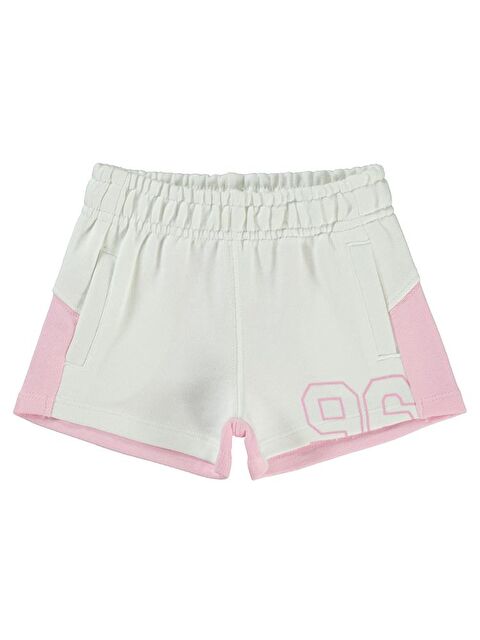 Civil Girls 96 Baskılı 2-5 Yaş Şort - Pembe 5-6 Yaş - S000382242-20028