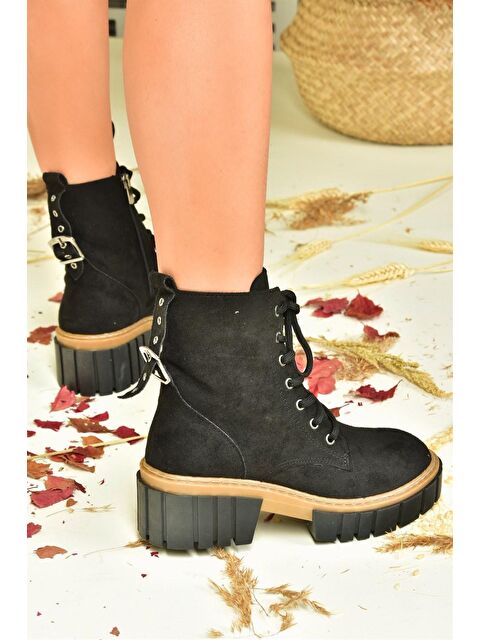 Fox Shoes N8202002 Siyah Kadın Bot - S000054652-19351