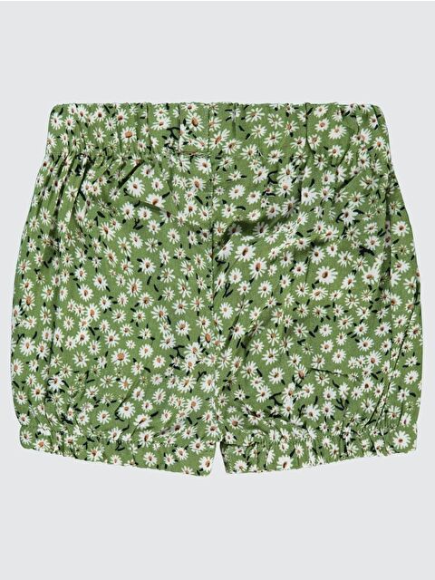 Civil Baby Çiçek li 6-18 Ay Şort - Haki 12-18 Ay - S000201659-18547