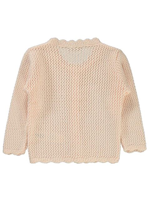 Civil Girls Acur Örgü 2-5 Yaş Hırka - Pudra 2-3 Yaş - S000322335-24085