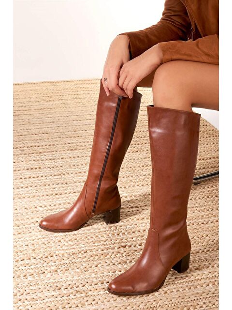 Fox Shoes Taba Kadın Çizme A654252709 - S000056053-37454