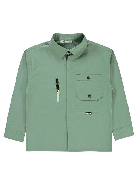 Civil Boys Kat kat cepli 6-9 Yaş Gömlek - Haki 6-7 Yaş - S000359370-18547