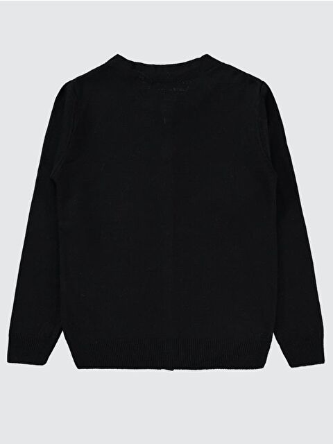 Civil Girls Düz 6-9 Yaş Hırka - Siyah 6-7 Yaş - S000265017-19351