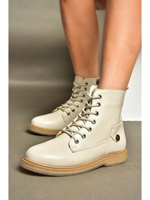 Fox Shoes R3748216 Bej Kadın Bot - S000081363-19928