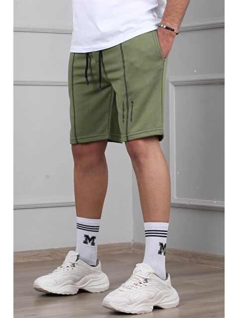 Madmext Haki Kapri Şort 4849 - S000017199-18547