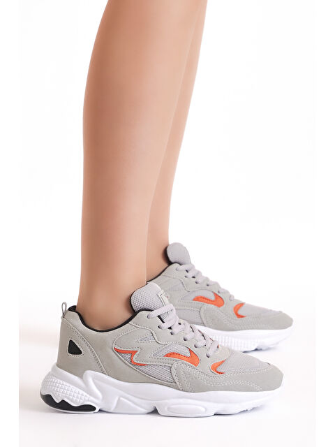 TONNY BLACK Unisex Gri Spor Ayakkabı Tb251 - S000007245-20600