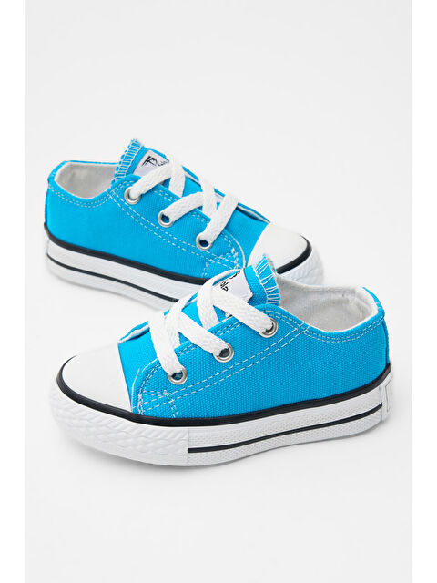 TONNY BLACK Çocuk Unisex Bebe Mavisi Rahat Kalıp Bağcıklı Sneaker - S000157453-3642