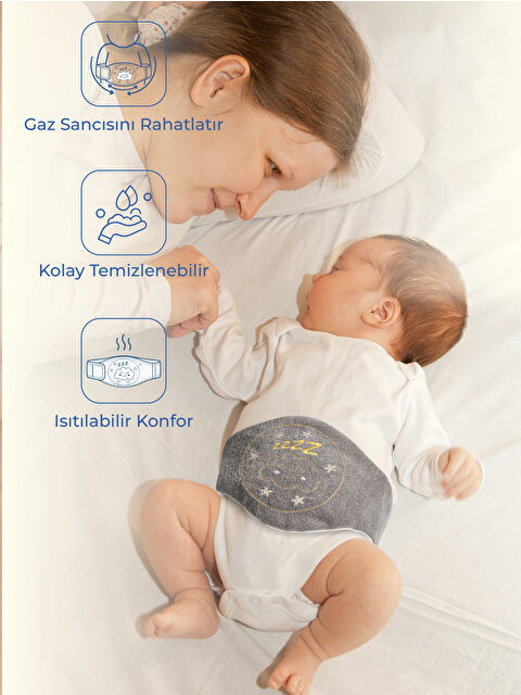 Babyjem Kiraz Çekirdekli Kemer Gri