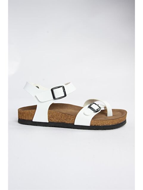 Fox Shoes Beyaz Kadın Sandalet H777786009 - S000042484-20063