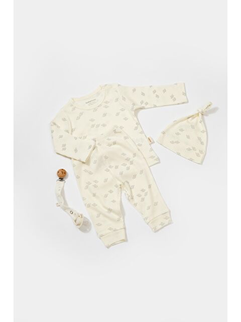 BabyCosy Organic  Organik Modal Fil Baskılı 3 Lü Set csym25500 - S000103084-19965