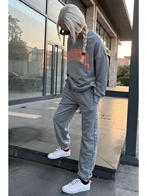 Madmext Gri Eşofman Takım Mg944 - S000030683-20600