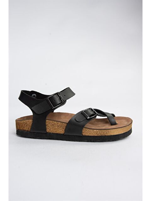 Fox Shoes Siyah Kadın Sandalet H777786009 - S000042484-19351