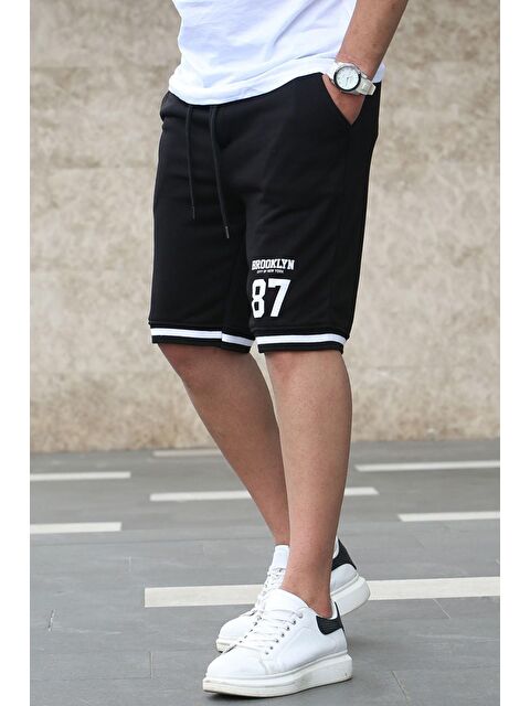 Madmext Siyah Erkek Regular Fit Şort 5405 - S000017212-19351