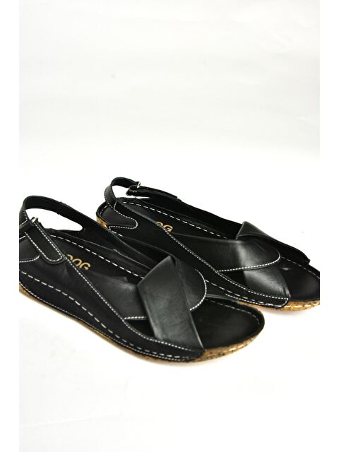 Fox Shoes U5550610 Siyah Kadın Sandalet - S000369357-19351