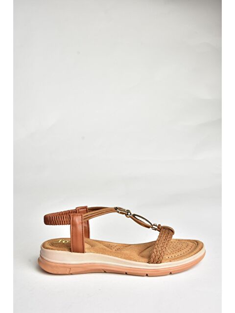 Fox Shoes U2586252 Taba Kadın Sandalet - S000369376-14955