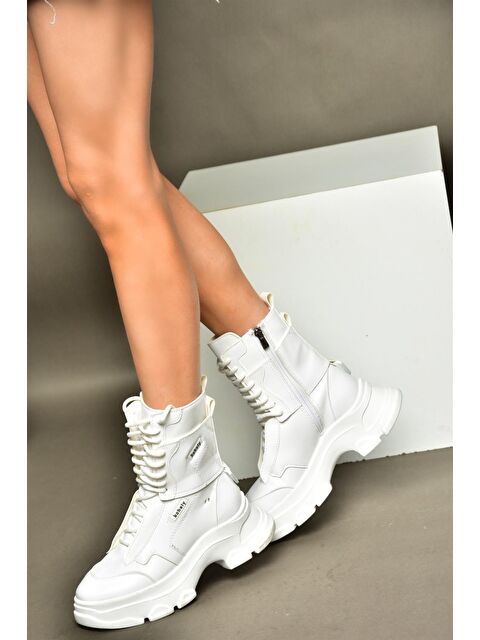 Fox Shoes R9731023 Beyaz Kadın Bot - S000081364-20063