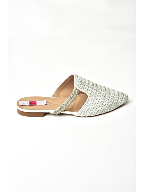 Fox Shoes P8200314 Beyaz Kadın Terlik - S000052307-20063
