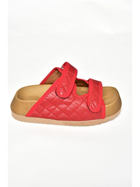 Fox Shoes S8115462 Kırmızı Kadın Terlik - S000207746-20045