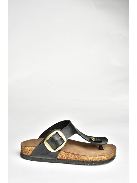 Fox Shoes U7779170 Siyah Kadın Terlik - S000369405-19351