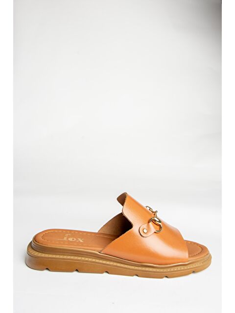 Fox Shoes U2910993 Taba Kadın Terlik - S000369403-14955