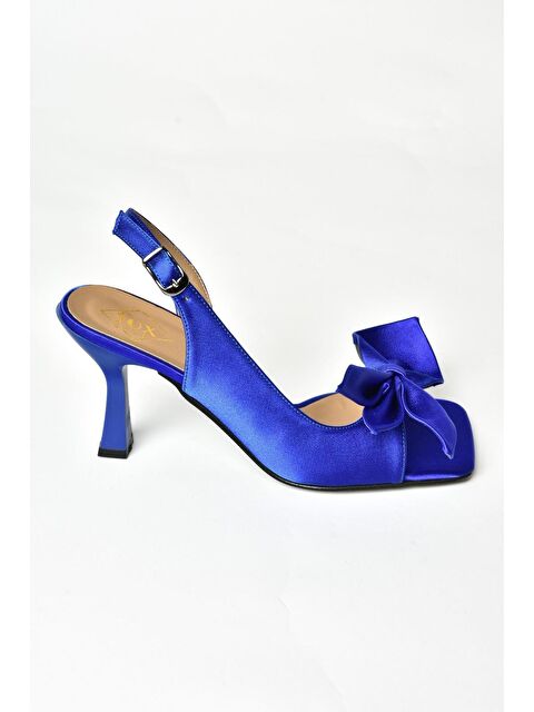 Fox Shoes K7493849 Saks Mavi Kadın Topuklu Ayakkabı - S000044542-23710