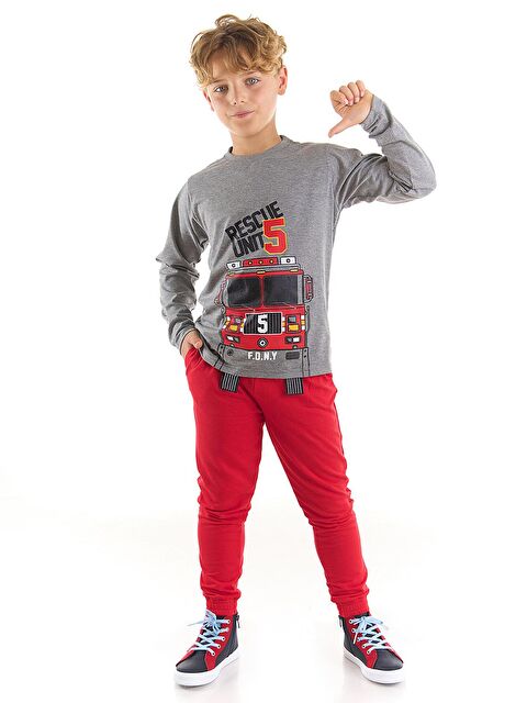 Denokids Rescue Unit Erkek Çocuk Tişört Pantolon Takım - S000009343-23173