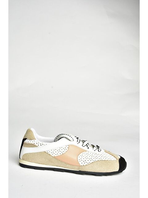 Fox Shoes U9736573 Beyaz/Siyah Kadın Sneakers - S000369391-37246