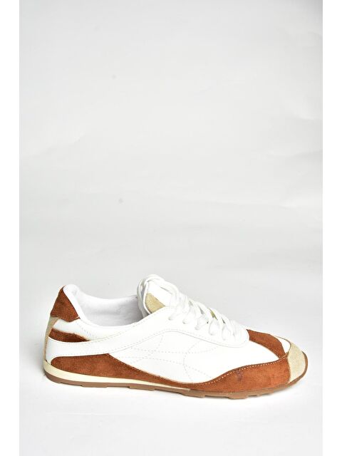 Fox Shoes U9736452 Beyaz/Taba Kadın Sneakers - S000369393-37249