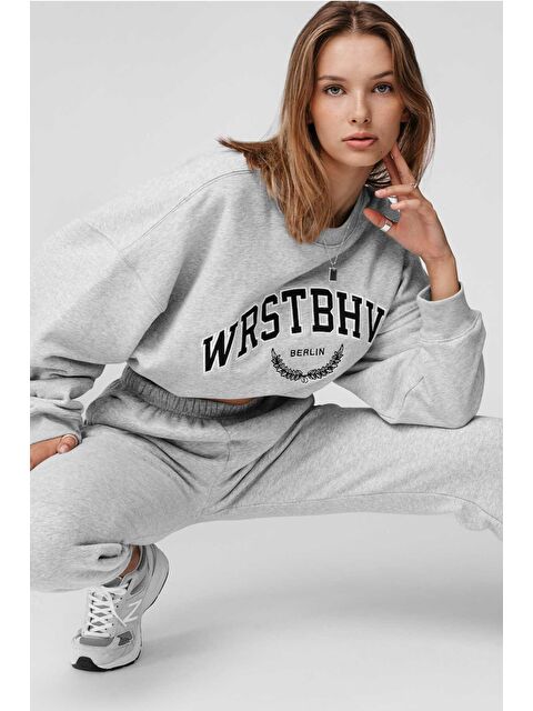 Madmext Gri Kadın Eşofman Takım Mg835 - S000030686-20600