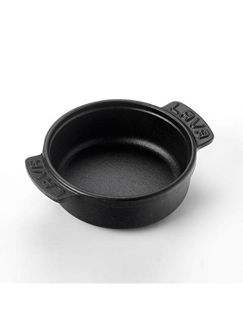 LAVA Yuvarlak Güveç Kabı Döküm Demir Yekpare Çift Kulplu Çap(Ø)14cm. - S000056536-19351