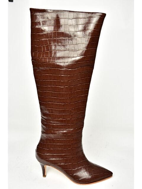 Fox Shoes N7492040 Kahverengi Kadın Çizme - S000056153-19413