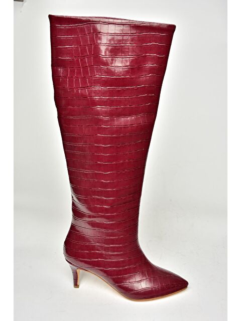 Fox Shoes N7492040 Bordo Kadın Çizme - S000056153-19951