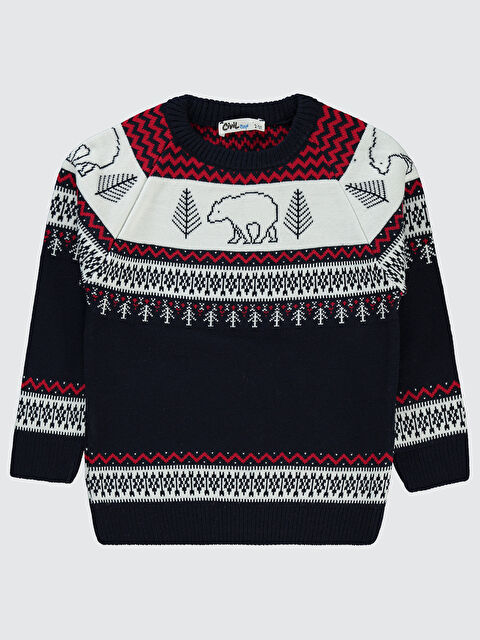 Civil Boys Erkek Çocuk Kazak 2-5 Yaş Lacivert - S000316869-21164