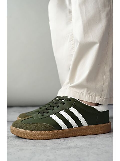 Muggo JABBAR Unisex Ortopedik Günlük Bağcıklı Yürüyüş Koşu Sneaker Spor Ayakkabı - S000215565-18547