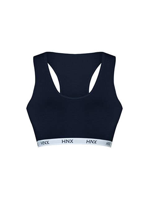 Hnx Pamuklu Çapraz Askılı Çıkarılabilir Kaplı Kadın Sporcu Büstiyer - S000041996-21164