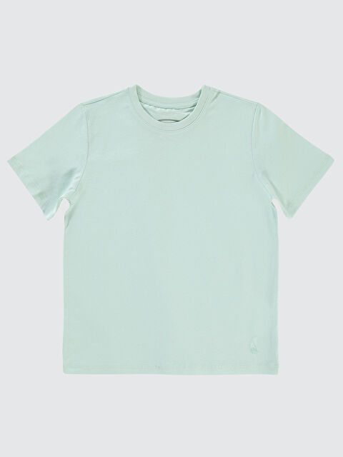 Civil Boys Erkek Çocuk Tişört 6-9 Yaş Su Yeşili