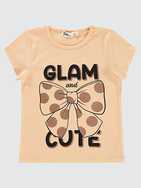 Civil Girls Kız Çocuk Tişört 2-5 Yaş Yumuşak Şeftali - S000199755-17605