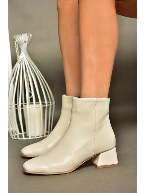 Fox Shoes R6540124 Bej Kadın Bot - S000054671-19928
