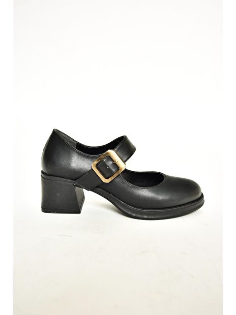 Fox Shoes T8202360 Siyah Kadın Topuklu Ayakkabı - S000298363-19351