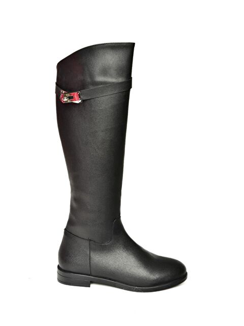 Fox Shoes T848443409 Siyah Klasik Kadın Çizme - S000298388-19351