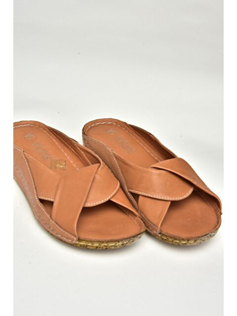 Fox Shoes U5550600 Taba Kadın Terlik