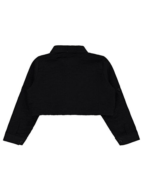 Civil Girls Good Vibes Only Baskılı 10-13 Yaş Gömlek - Siyah 11-12 Yaş - S000198985-19351