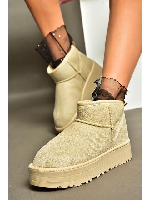 Fox Shoes R6120334 Bej Kadın Bot - S000081282-19928