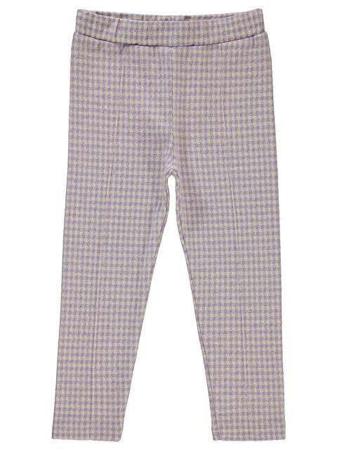 Civil Girls Pitikare Desen Çima Dikişli 10-13 Yaş Tayt - Lila 10-11 Yaş - S000298169-20042