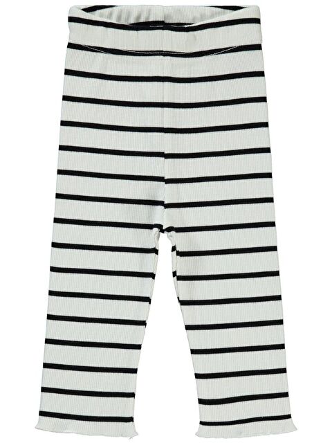 Civil Baby Çizgili 6-18 Ay Tayt - Siyah 9-12 Ay - S000333366-19351