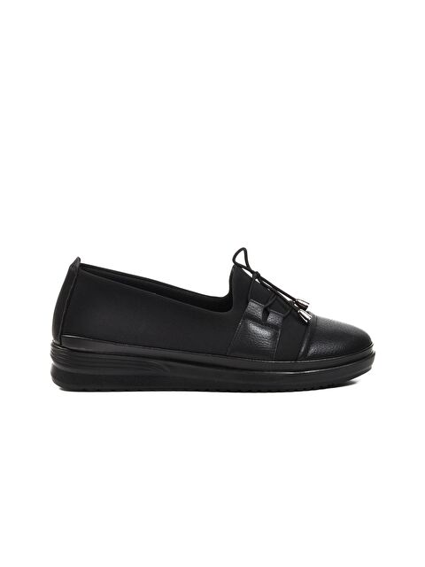 Ayakmod 026 Siyah Simli Kadın Ayakkabı - S000083951-19351